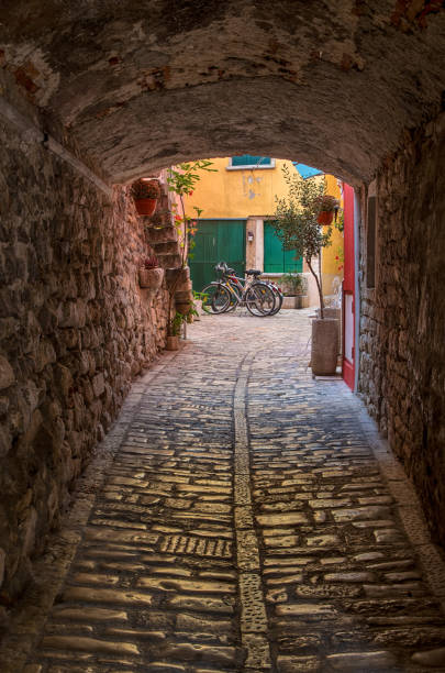 istock Romantic Rovinj street 873725846