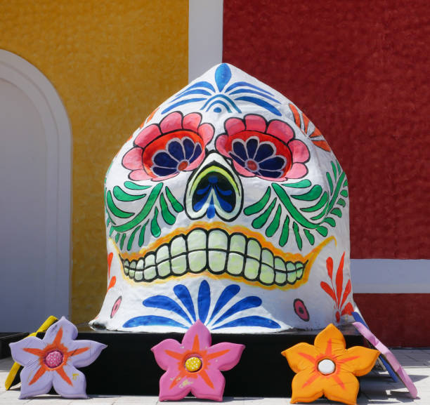 istock Mexico, dead of the dead skull 873735868