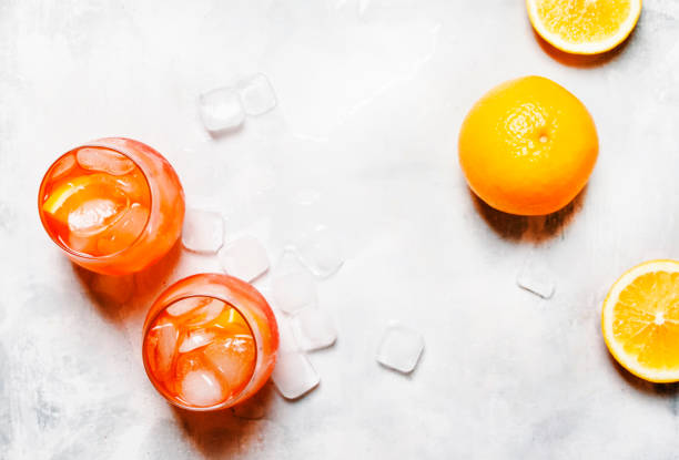 istock Italian Orange Cocktail With Bitter Aperitif 873737174