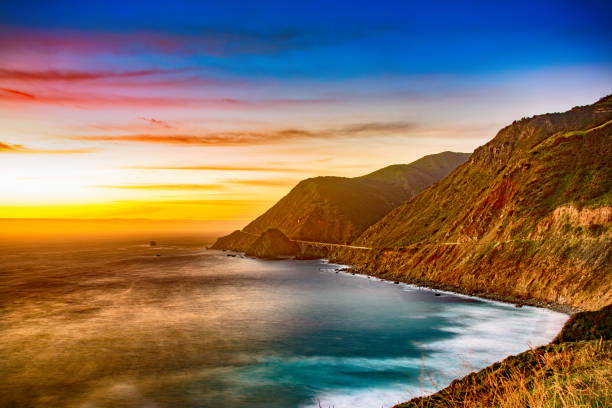 istock Sunset Over the Central California Coastline 873749684