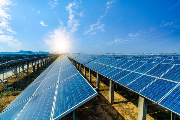 istock Solar panel, photovoltaic, alternative electricity source - concept of sustainable resources 873751098