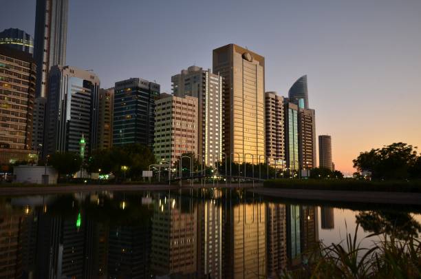 istock Skyscrapers in Abu Dhabi, United Arab Emirates 873765840