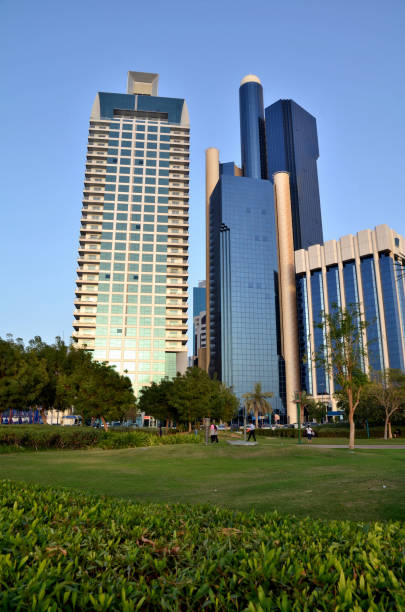 istock Skyscrapers in Abu Dhabi, United Arab Emirates 873765942