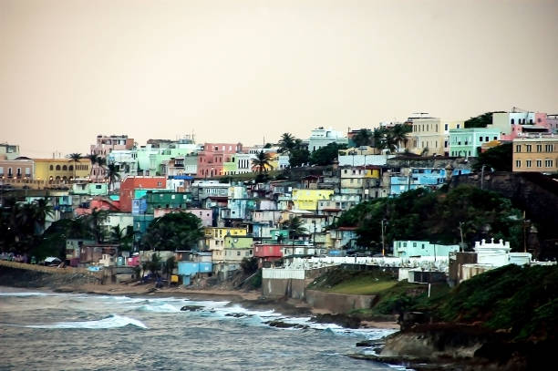 istock Puerto Rico Coastline with Crowded Colorful Homes 873772276