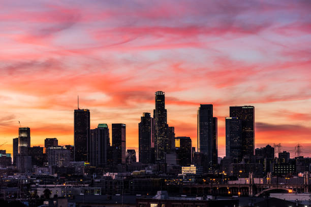 istock Downtown of Los ANgeles at Sunset 873776982