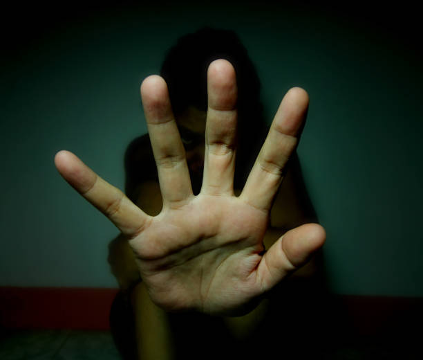 istock Woman Making Motion to Stop 873779736