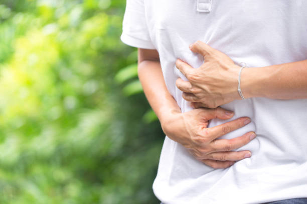 istock Businessman stomachache. 873788260