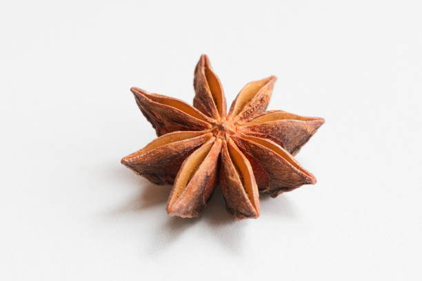 semillas y frutos de anís estrellado spice - scented asia asian culture bunch fotografías e imágenes de stock