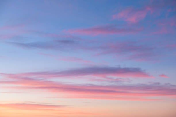 Colorful sky in twilight time background