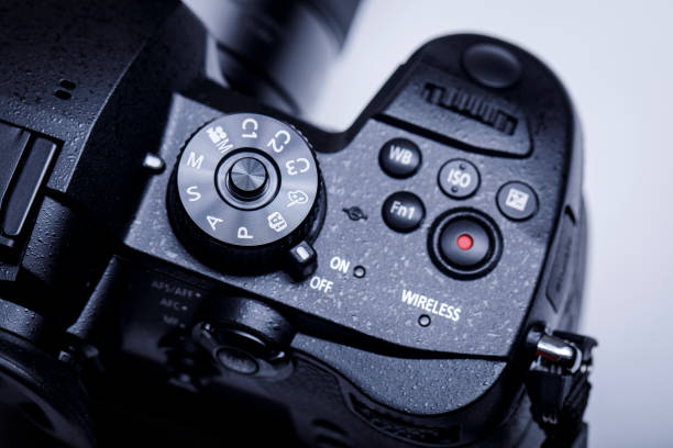 istock Detail of mirrorless camera 873799256