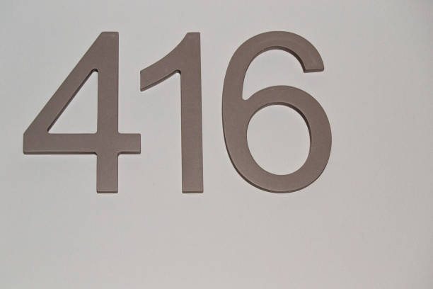 istock house or hotel room numbers on clear gray surface, For graphical concept 873806630