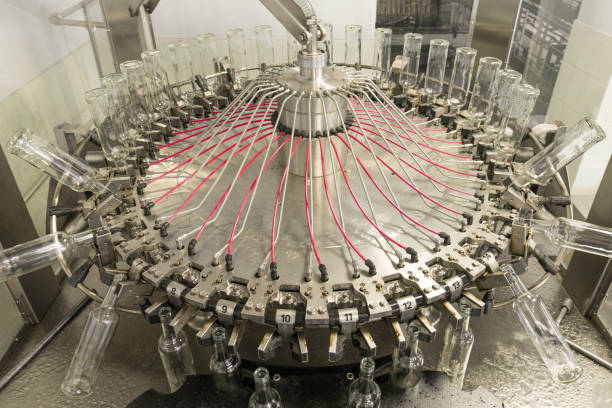 istock The machine for washing glass bottles 873809870