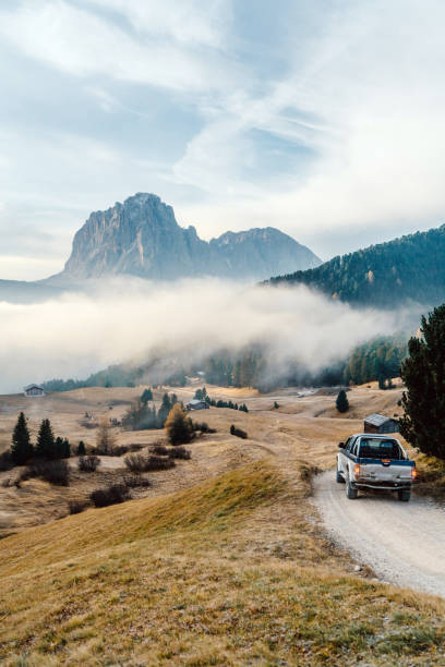 istock Small village in Dolomites, Italy 873810698