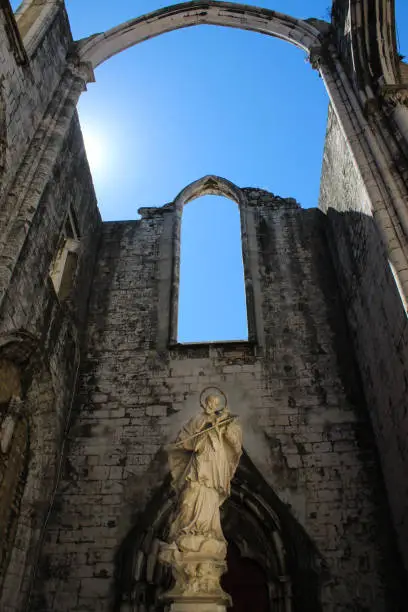 Photo of Saintly statue at Carmo Convent