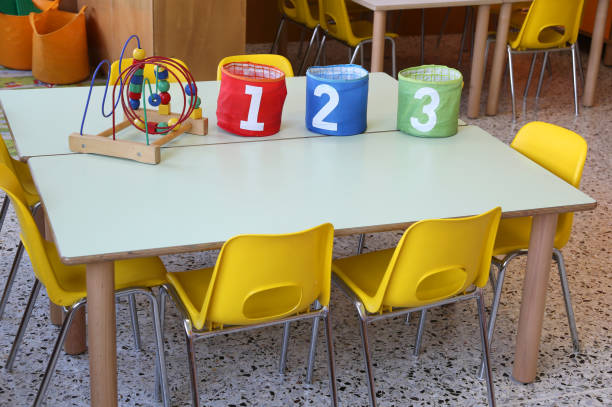 istock three colorful jars with drawn numbers on the school table 873817866