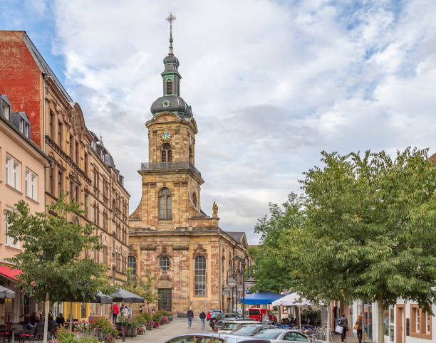 city view of Saarbruecken, the capital city of the Saarland in Germany