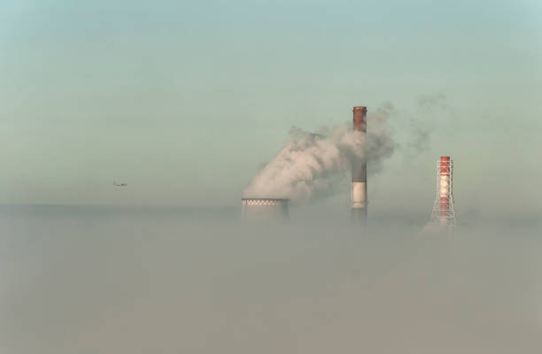 istock Heavy fog in autumn 873831764
