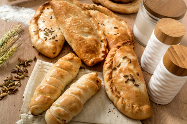 istock Fresh pastry products at local bakery shop 873833204