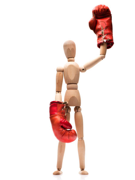 istock Boxing concept. Model boxer in gloves for boxing. 873849010