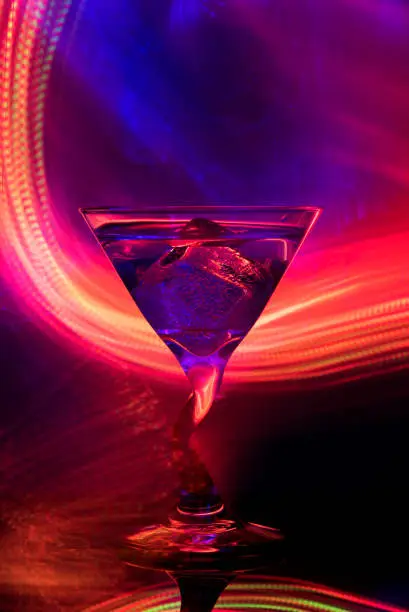 Photo of colorful cocktail in glass club party