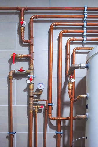 Domestic heating and water supply system
