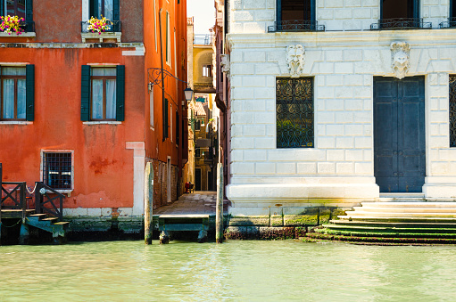 beautiful houses in Venice, Italy
