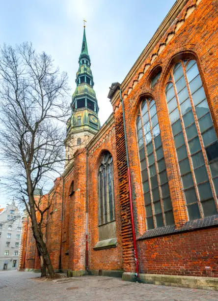 The St Peter's Church is the highest church in Riga and also a remarkable example of themedieval European Gothic architecture