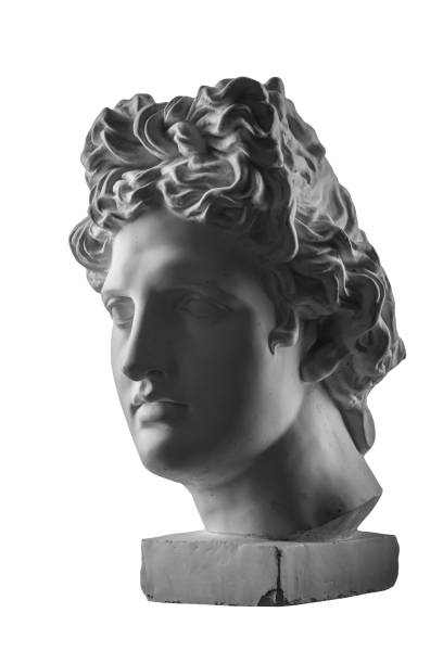 istock Gypsum statue of Apollo's head 873862296