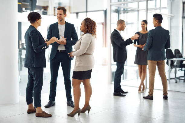 istock Colleague conversations at the company 873867078