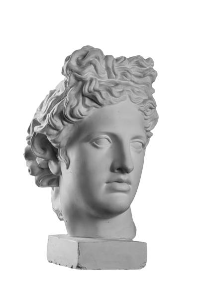 istock Gypsum statue of Apollo's head 873869658