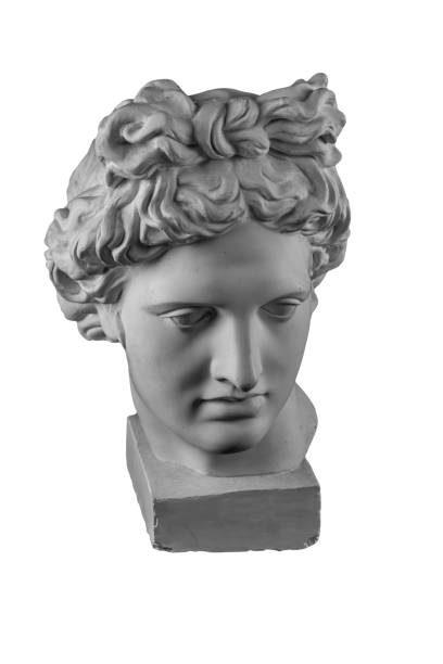 istock Gypsum statue of Apollo's head 873869808