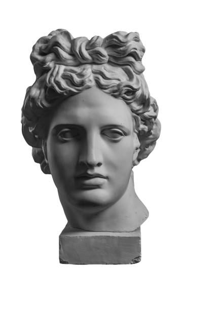 istock Gypsum statue of Apollo's head 873869862
