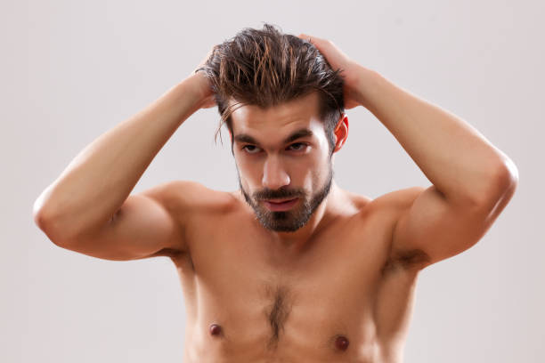 Mens Beauty Stock Photo - Download Image Now - Men, Hair Gel, Hair - iStock