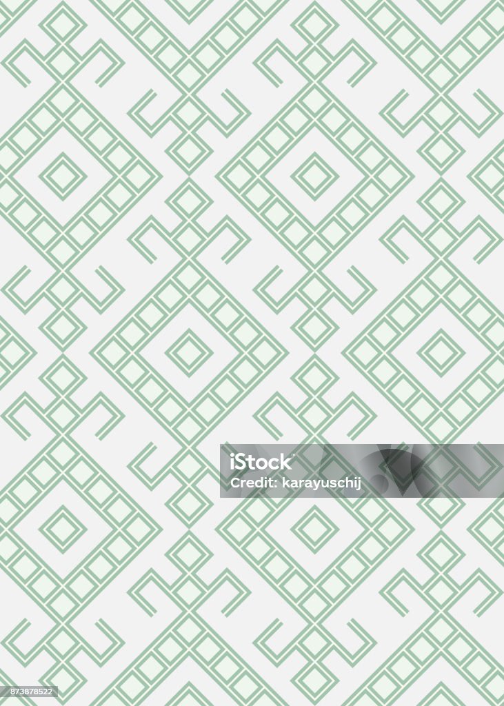 Simple Slavic Pattern Slavic Pattern Stock Illustration - Download Image Now - Abstract ...