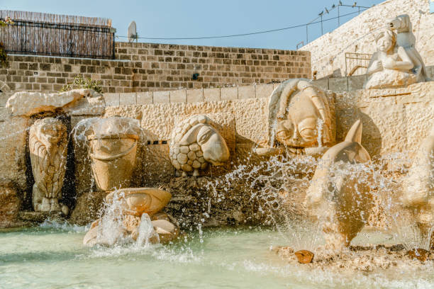 istock Old jaffa zodiac fountain on kedumim square 873898946