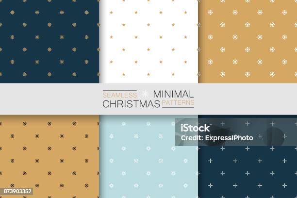 シームレスなクリスマス パターン ミニマルなデザインのコレクションです単純なカラフルな背景 - 模様のベクターアート素材や画像を多数ご用意 - 模様, クリスマス, 簡素