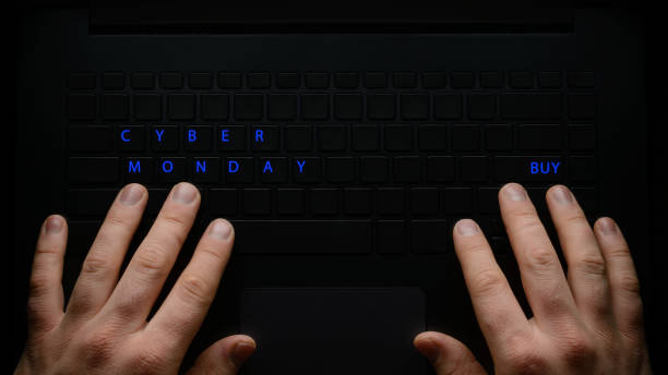 istock Crop person typing on keyboard 873908776