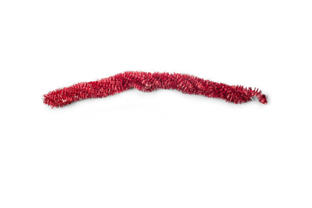 istock Red Fancy Christmas Decoration On Isolated Background 873909496