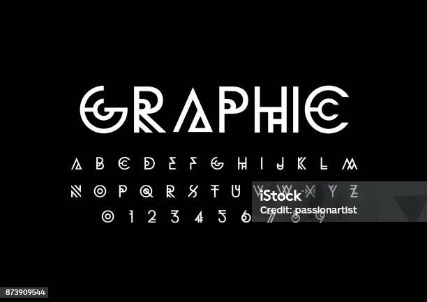 Abstract Alphabet Stock Illustration - Download Image Now - Typescript, Alphabet, Cool Attitude