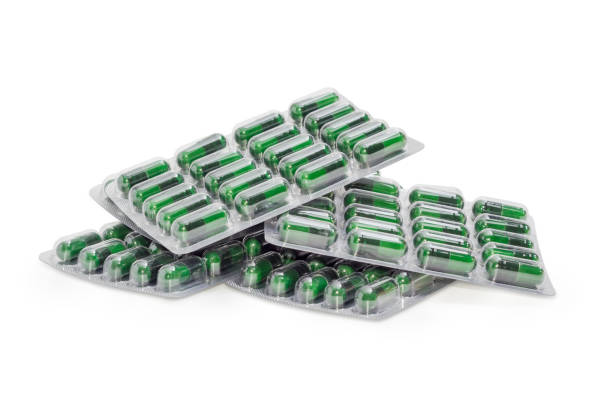 istock Blister packs with capsules of dietary supplements 873917942
