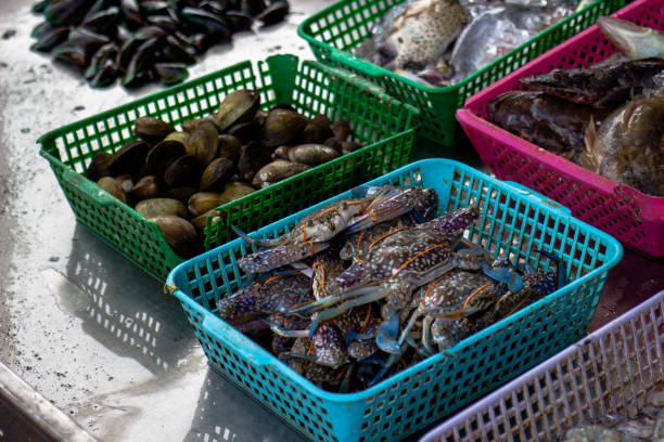 Fresh fish that was sold at wet market.