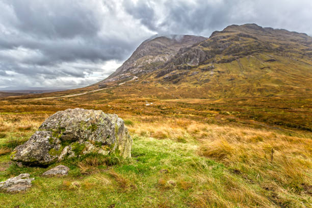 istock Panoramic Impression View of the Highlands in Scotland 873945144
