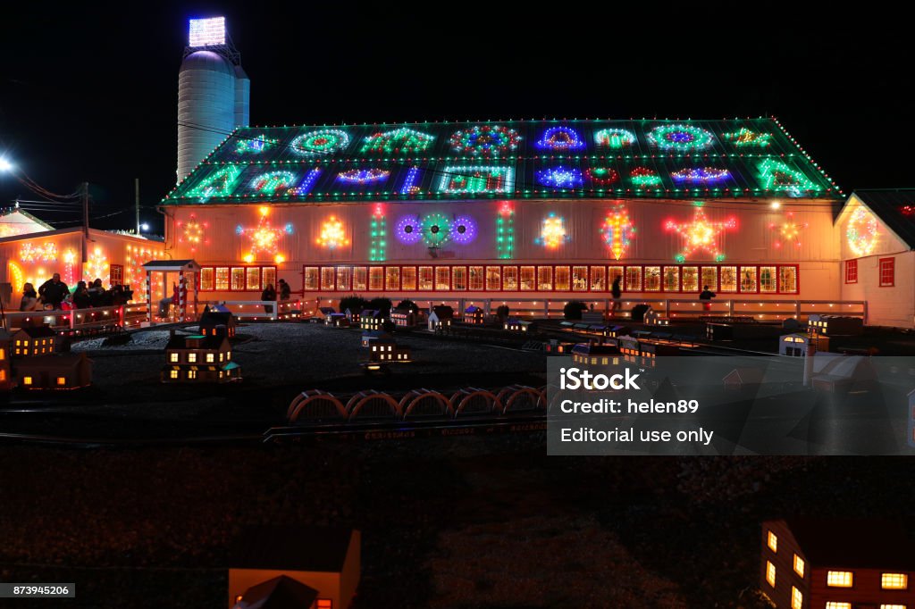 Koziars Christmas Village Light Show Stock Photo Download Image Now Koziars Christmas Village Light Show Stock Photo Download Image Now