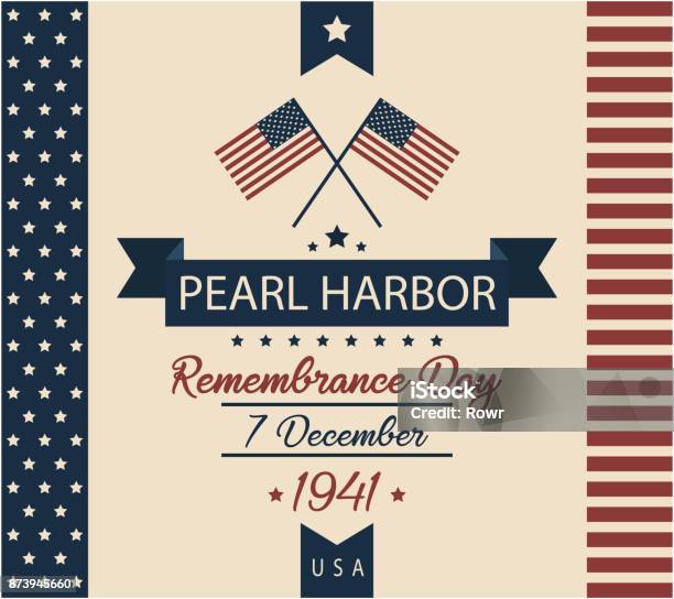 Pearl Harbor Stock Illustration - Download Image Now - Pearl Harbor, Pearl Harbor Attack, National Pearl Harbor Remembrance Day
