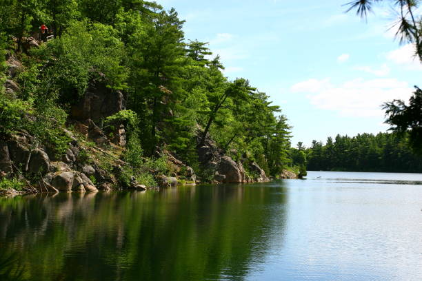 istock Gatineau Pink Lake 873956736