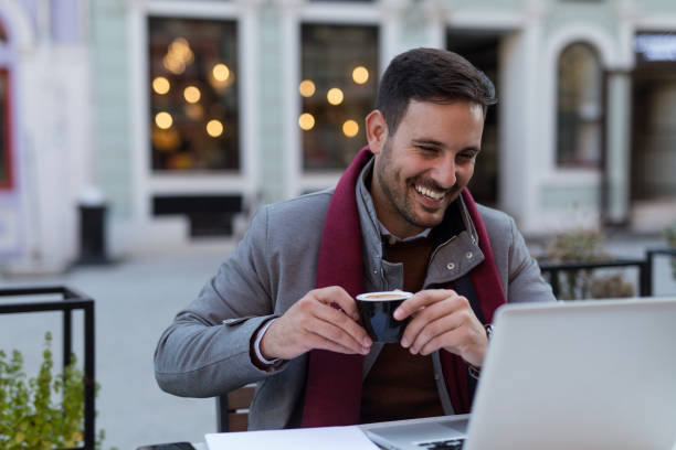 istock Freelancing at coffee shop 873965466