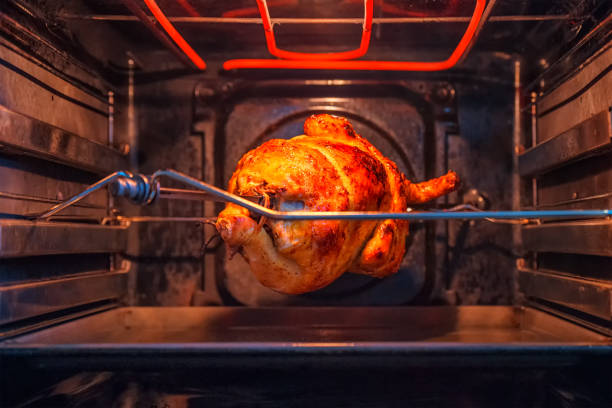 istock Grilled chicken in the oven 873977576