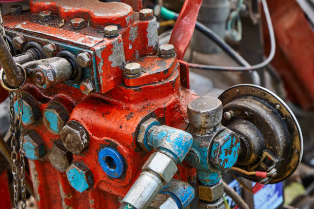 istock Construction of a village tractor 873979764
