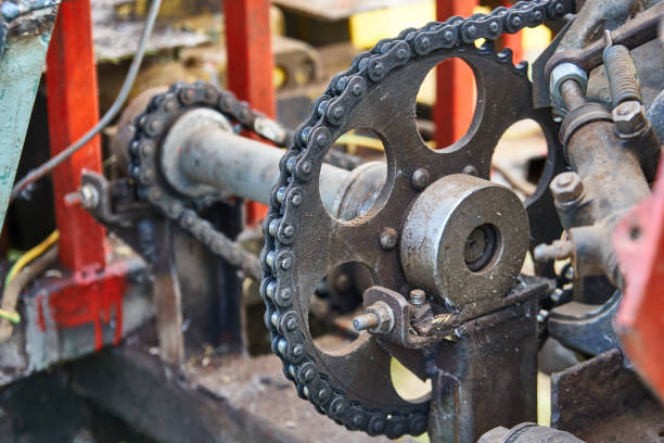 istock Construction of a village tractor 873979932