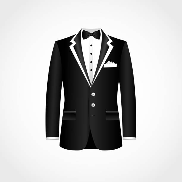 Suit icon isolated on white background. Suit icon isolated on white background. Vector illustration tuxedo stock illustrations